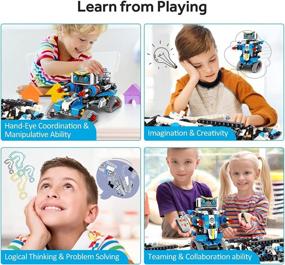 img 2 attached to 🔧 Revolutionary 2 in 1 STEM Remote Control Building Kit: Unleash Creativity and Build Your Own Exciting Creations