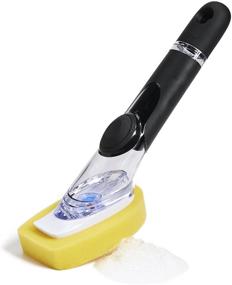 img 2 attached to 🧽 OXO Soap Squirting Dish Sponge: Efficient Cleaning with Yellow/Clear/Black Design