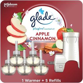 img 4 attached to 🍎 Набор для запуска Glade PlugIns яблочно-корицы - освежите ваш дом и ванную комнату ароматными эфирными маслами!