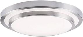 img 4 attached to AFSEMOS 11.8-Inch LED Flush Mount Ceiling Light: 32W Cool White 6000K, 2600LM Round LED Panel Light for Kitchen, Hallway, Office, Corridor