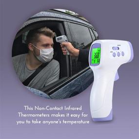 img 3 attached to 🌡️ artnaturals No Touch Forehead Thermometer - Infrared Thermo-Reader Gun for All Ages - Contactless Fever Detection - Instant Accurate Digital Reading - Adults, Kids, and Baby Friendly
