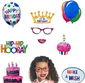 img 1 attached to 🎉 Spark Joy with 22 Pcs of DIY Creative Happy Birthday Photo Booth Props for Memorable Celebrations!