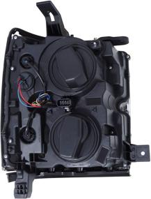 img 3 attached to 🔦 AnzoUSA 111366 Прожекторный фары Switchback для Chevy Silverado 2500HD,3500HD 15-19: Хромированная обод с янтарным оттенком - Качественное улучшение освещения для моделей Chevy Silverado!