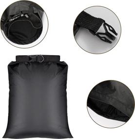 img 2 attached to 🎒 SASFOU Waterproof Dry Sacks - Lightweight Outdoor Dry Bags for Kayaking, Rafting, Boating, Hiking, Camping: The Ultimate Dry Bags