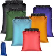 🎒 sasfou waterproof dry sacks - lightweight outdoor dry bags for kayaking, rafting, boating, hiking, camping: the ultimate dry bags логотип