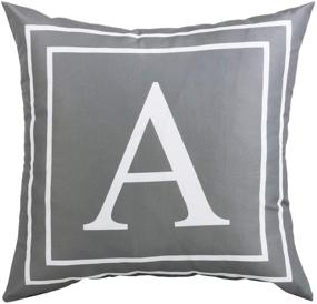 img 4 attached to ASPMIZ English Alphabet Pillowcases Decorative