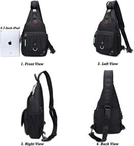 img 3 attached to Shoulder Backpack Crossbody Daypacks Outdoor