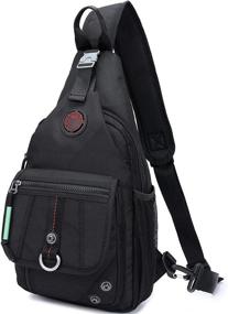 img 4 attached to Shoulder Backpack Crossbody Daypacks Outdoor