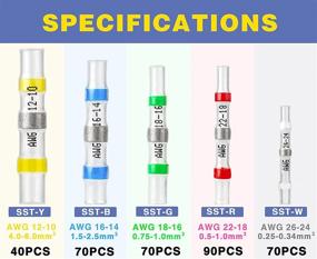 img 3 attached to 💪 Мощные водонепроницаемые теплостойкие соединители: Соединители Haisstronica для надежных решений при плохой погоде.