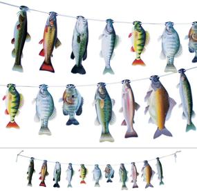 img 4 attached to 🎣 Havercamp Gone Fishin String Hanging Banner для жареной рыбы, ловли лягушек, пресноводной прудовой и соревнований по соленой воде - улучшение декорации SEO