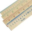 silverdot 12 pack yardstick double sided centimeters logo