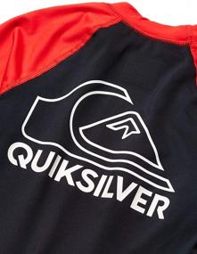 img 3 attached to 🌊 Quiksilver Boys' On Tour Long Sleeve Youth Rashguard Surf Shirt: An Essential for Quality Protection in the Waves