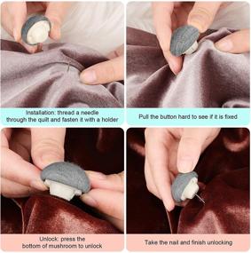 img 1 attached to 🛌 Duvet Clips Set - Ensure Hassle-Free Sleep with Comforter Insert Holder - No More Shifting!