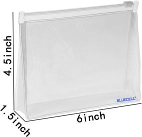 img 1 attached to 💄 Transparent BCP Cosmetic Organizer for Toiletries: Travel Accessories for Cosmetics Cases