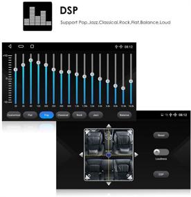 img 1 attached to Hizpo Android 10 Навигационная автомагнитола для Toyota Corolla 2007-2011 - Автомагнитола Double Din с GPS, Bluetooth, WiFi, управлением с рулевого колеса и задней камерой.