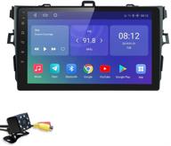 hizpo android 10 navigation stereo for toyota corolla 2007-2011 - double din car radio with gps, bluetooth, wifi, steering wheel control, and backup camera logo