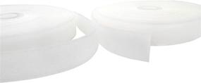 img 3 attached to 🪡 Convenient and Durable White Sew on Hook and Loop Fastening Tape by Zipperstop Wholesale YKK KK - 1 Inch Width, 10 Yards/roll