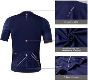 img 1 attached to Santic Cycling Jersey Sleeve Breathable Outdoor Recreation for Outdoor Clothing