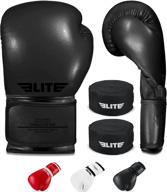 🥊 top-rated boxing & kickboxing gloves for men and women, ideal for training and sparring - includes hand wraps and mesh bag logo