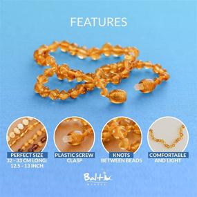 img 3 attached to 🍯 Baltic Wonder Authentic Baltic Amber Necklace (Baroque Honey) Unisex - 100% Certified