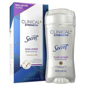 img 4 attached to 💜 Secret Clinical Strength Deodorant for Women, Clear Gel, Clean Lavender, 2.6 Oz - Enhanced SEO