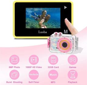 img 1 attached to 🎁 Luoba Waterproof Digital Birthday Kids watch
