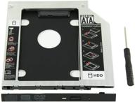 💽 высококачественный универсальный адаптер жесткого диска hdd ssd sata на sata 2-го диска 9,5 мм для ноутбуков dell hp lenovo thinkpad acer gateway asus sony samsung msi. логотип