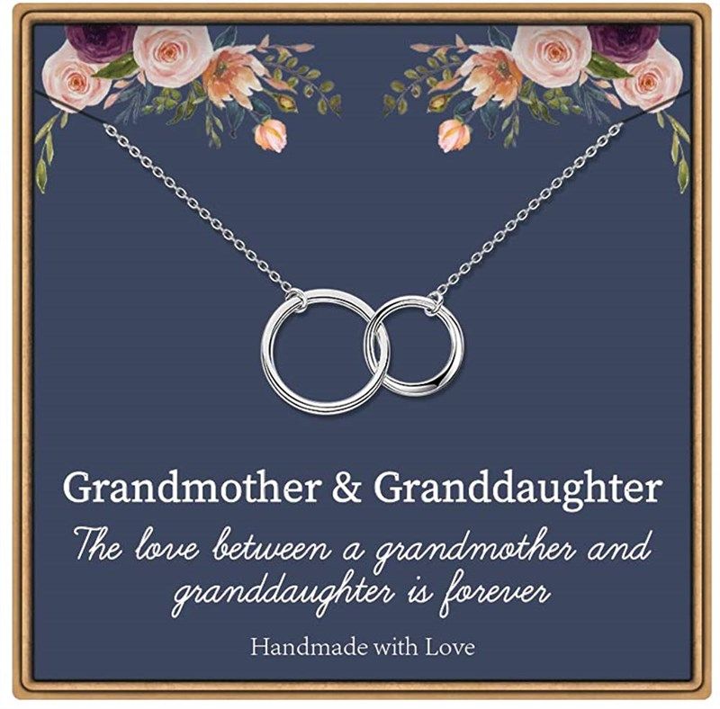 ieflife grandmother granddaughter necklace granddaughhter 로고