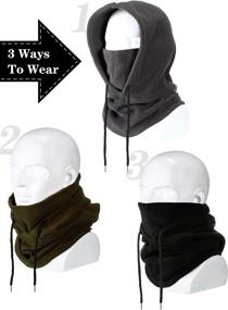 img 1 attached to Syhood Pieces Balaclava Tactical Heavyweight Outdoor Recreation in Climbing