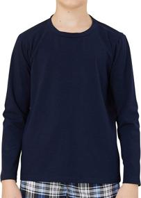 img 4 attached to Discover HiddenValor Boys' Sleeve Round Neck Shirts: Quality Boys' Clothing from Tops to Underwear