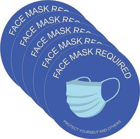 img 3 attached to Essential Face Required Stickers: Convenient and Reliable Adhesive Branding