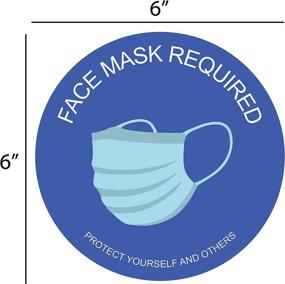 img 1 attached to Essential Face Required Stickers: Convenient and Reliable Adhesive Branding