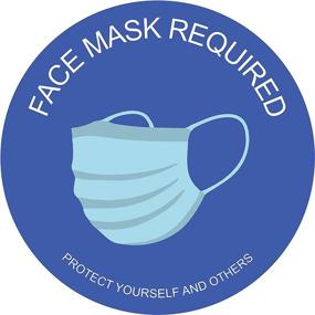 img 4 attached to Essential Face Required Stickers: Convenient and Reliable Adhesive Branding