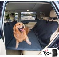 🐾 amochien back seat extender for dogs - backseat pet bridge, dog hammock covers full rear seat, foam platform divider barrier water resistant, suitable for trucks, suvs, and full-sized sedans logo