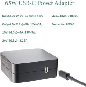 img 2 attached to 💻 High-performance 65W 45W USB C Laptop Charger for Yoga C930, ThinkPad X1, T480, T495, T580, C940, IdeaPad - Fast & Reliable Power Supply