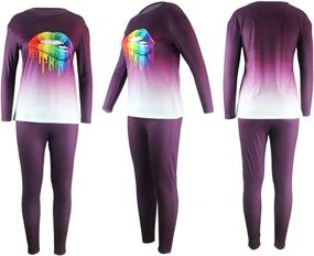 img 1 attached to 🌈 Trendy Plus Size Tie Dye Sweatsuit: Fashionable 2 Piece Outfits for Women with Long Sleeve Tops and Pants - Perfect for Loungewear and Jogging