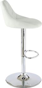 img 2 attached to Stylish and Sleek: Abbey Avenue Meritt Bar Stool Set in White