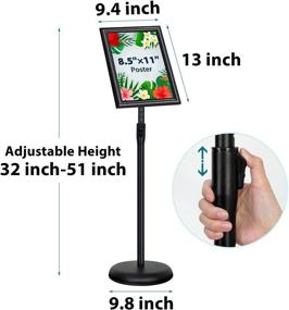 img 2 attached to 📋 Adjustable Aluminum Display Stand - Horizontal Presentation for Optimal Visibility