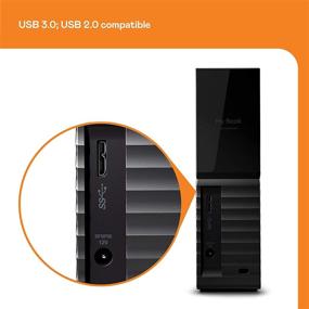 img 2 attached to 📁 WD My Book 4TB USB 3.0 Desktop External Hard Drive - WDBBGB0040HBK-NESN