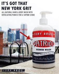 img 3 attached to 🧼 Ranger Premium Hand & Body Power Wash: Fury Bros. 16 oz, Saddle Leather, Pine, Citrus, All Natural, Vegan Friendly with Pumice Scrub, Made in USA