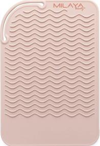 img 1 attached to 🔥 Rose Gold Silicone Heat Resistant Styling Station Mat for Hair Irons, Curling Irons, Straighteners | Hair Tools Pad for Flat Irons, Dryers | Salon Accessories for Hair Stylists