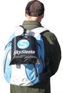 skysiesta travel pillow l shaped supports logo