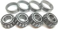 🚜 (pack of 4) wps (tm) trailer/agricultural hub wheel bearing set - lm11949 lm11910, 0.75'' inner diameter x 1.781'' outer diameter logo