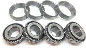 img 3 attached to 🚜 (Pack of 4) WPS (TM) Trailer/Agricultural Hub Wheel Bearing Set - LM11949 LM11910, 0.75'' Inner Diameter x 1.781'' Outer Diameter