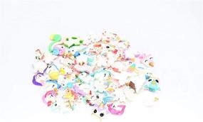 img 1 attached to Set of 50 Unicorn Slime Charms for DIY Crafts Decoration - Excludes Shoe Charms