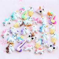 set of 50 unicorn slime charms for diy crafts decoration - excludes shoe charms logo