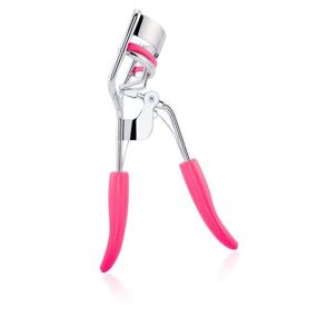 img 1 attached to Seamless Silicone Eyelash Curler Set with Refill Pads & Satin Pouch for 💁 Gentle and Lasting Curls - Ideal for Straight Flat Lashes, Providing Dramatic and Long-lasting Results