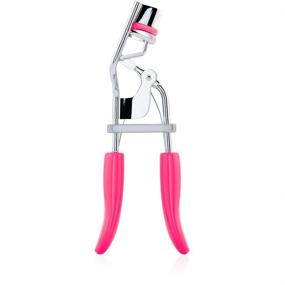 img 2 attached to Seamless Silicone Eyelash Curler Set with Refill Pads & Satin Pouch for 💁 Gentle and Lasting Curls - Ideal for Straight Flat Lashes, Providing Dramatic and Long-lasting Results