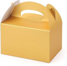 img 4 attached to Eupako 36 Pack Small Gold Treat Boxes - Perfect for Weddings and Birthday Parties!