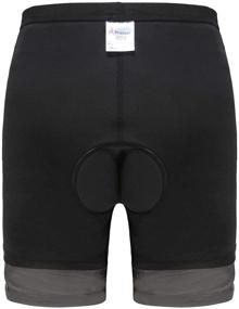 img 2 attached to 🚴 PRIESSEI Womens Bike Shorts: Detachable 3D Padded Cycling Shorts with Pockets for Comfortable Biking